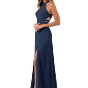 Azazie Clarice Dark Navy Bridesmaids Dress [Read description!]
